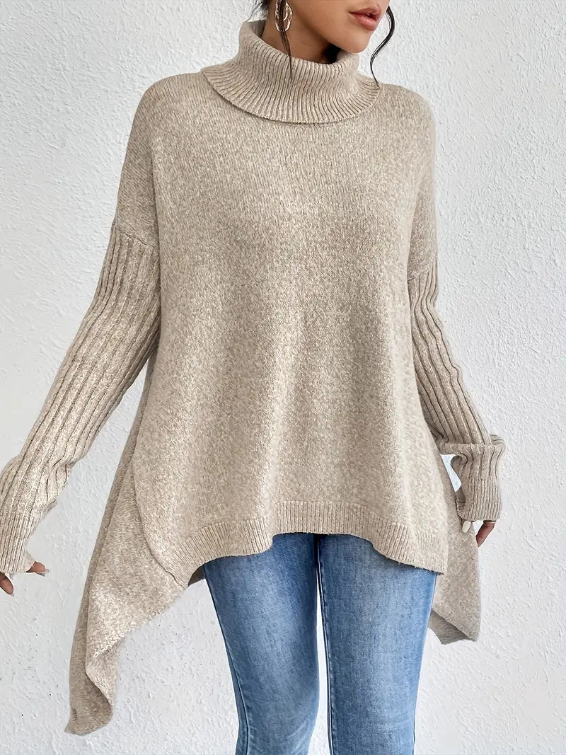 Evelienne | Elegant Long Turtleneck Sweater
