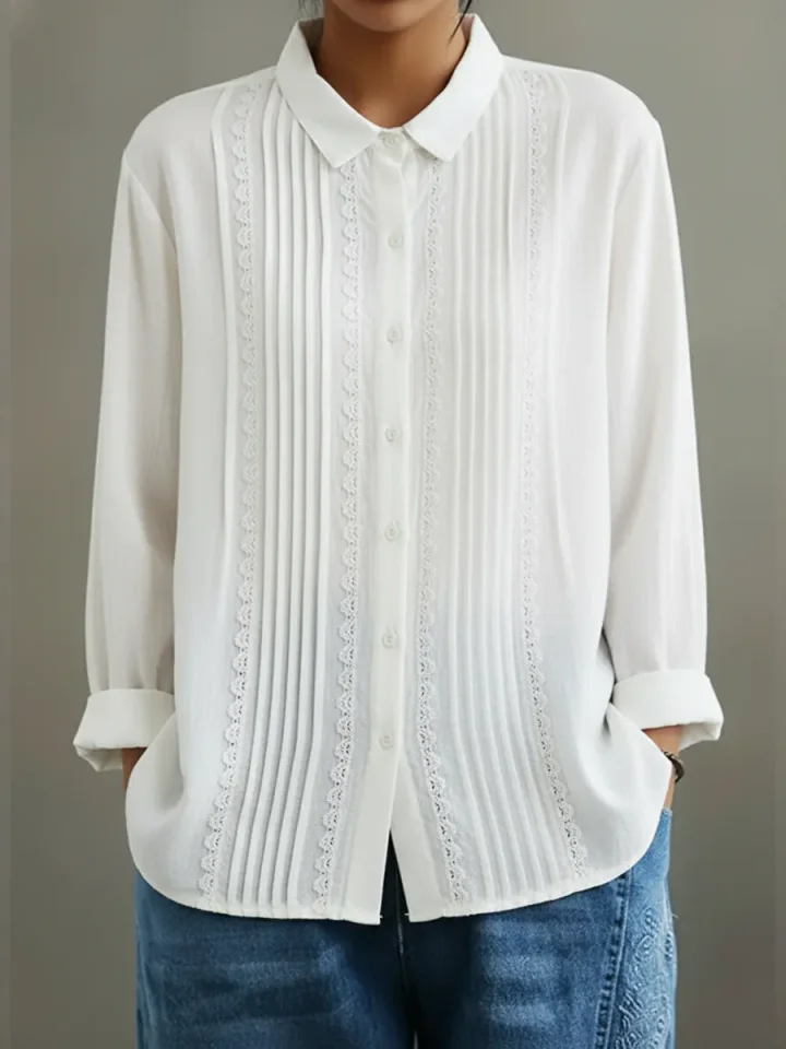 Patchessa | Exquisite Patchwork Blouse for Elegant, Timeless Style