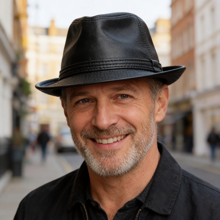 The Kensington Leather Hat