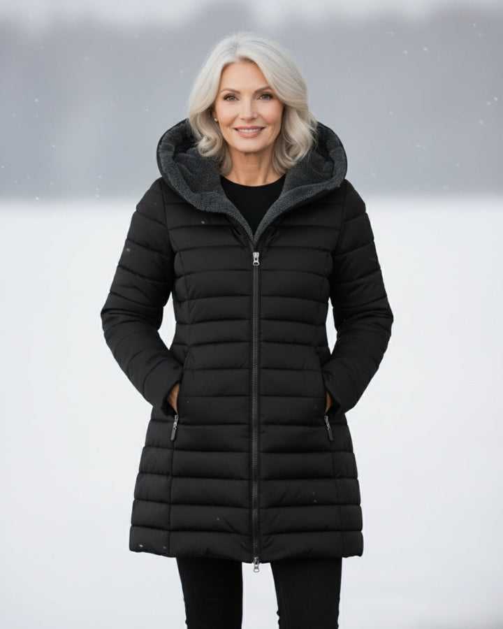 Clear | Fleece-Lined Puffer Coat