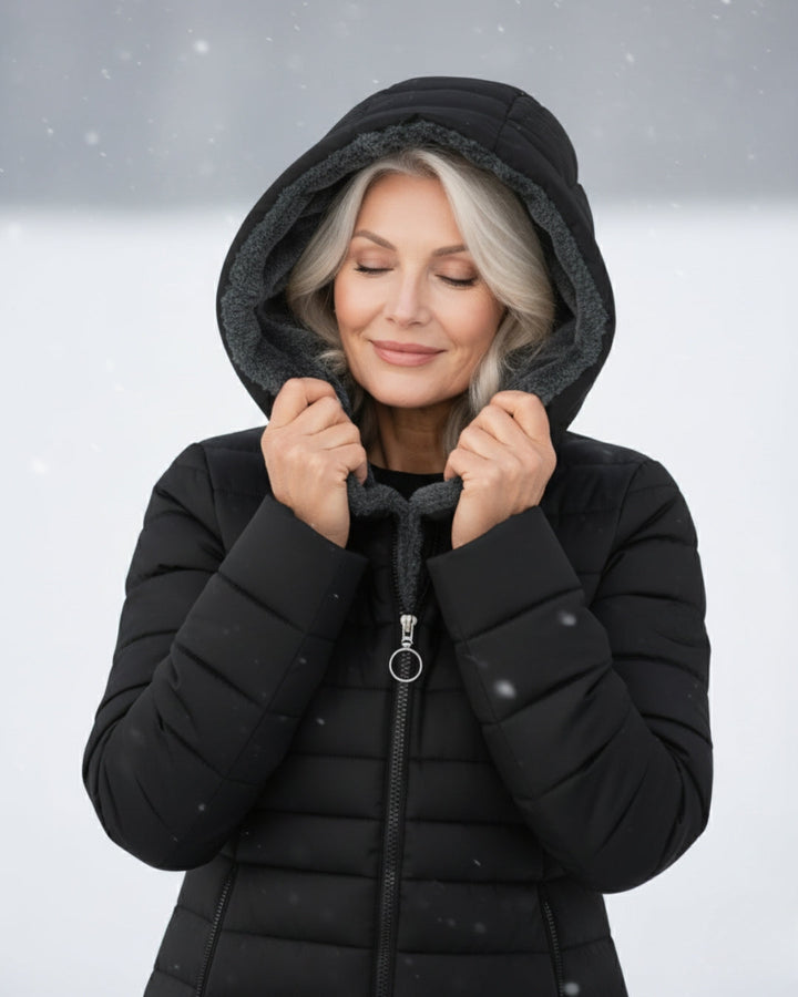 Clear | Fleece-Lined Puffer Coat
