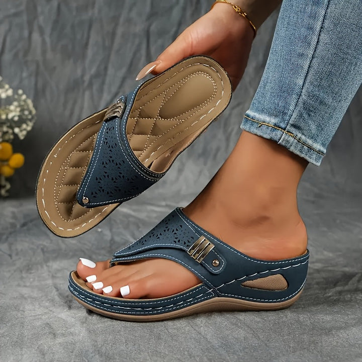 Clodagh Comfort Wedge Sandals - All-Day Support and Style