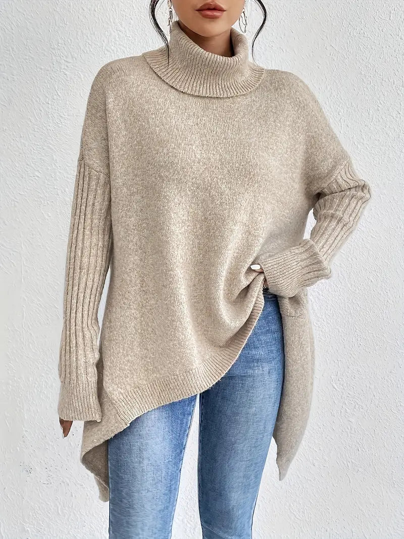 Evelienne | Elegant Long Turtleneck Sweater