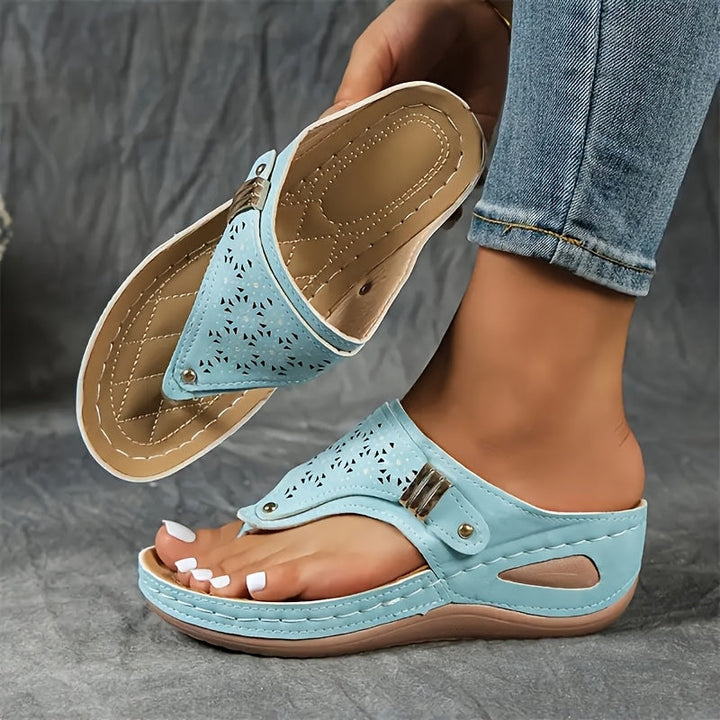 Clodagh Comfort Wedge Sandals - All-Day Support and Style