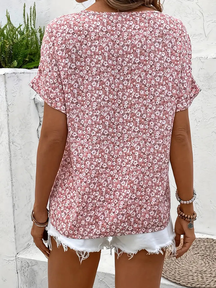 Virellea | Sophisticated Floral Blouse for Effortless Elegance