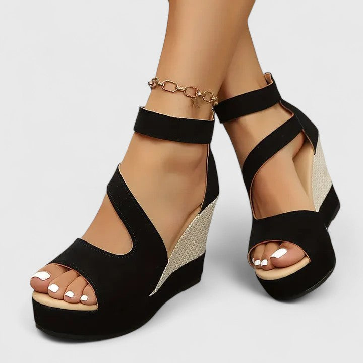 Blyss Orthopedic Wedge Sandals – All-Day Comfort and Support