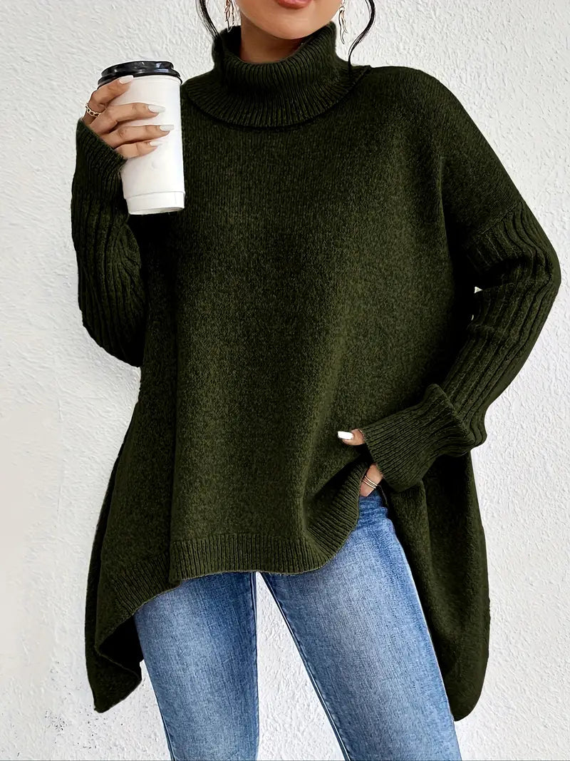 Evelienne | Elegant Long Turtleneck Sweater