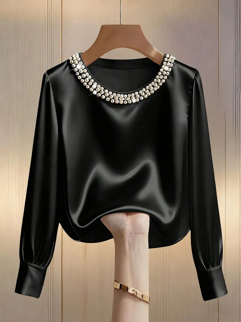 Perlisse | Sophisticated Round-Neck Top