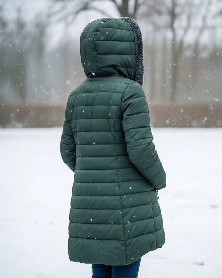 Clear | Fleece-Lined Puffer Coat