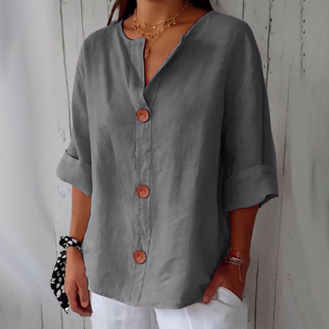 Irelie Relaxed Timeless Blouse — Effortless Everyday Chic