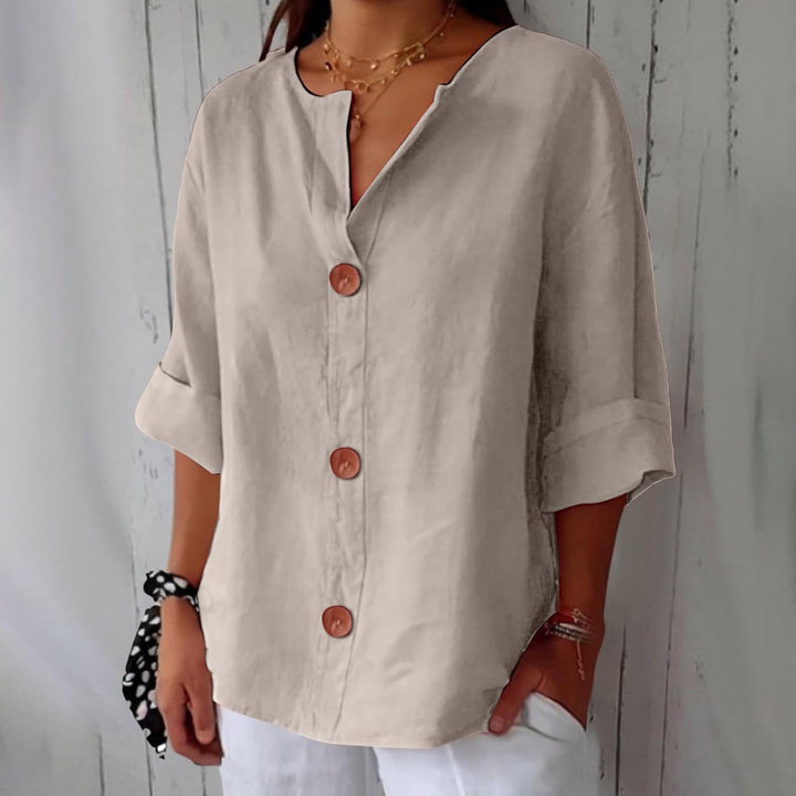 Irelie Relaxed Timeless Blouse — Effortless Everyday Chic