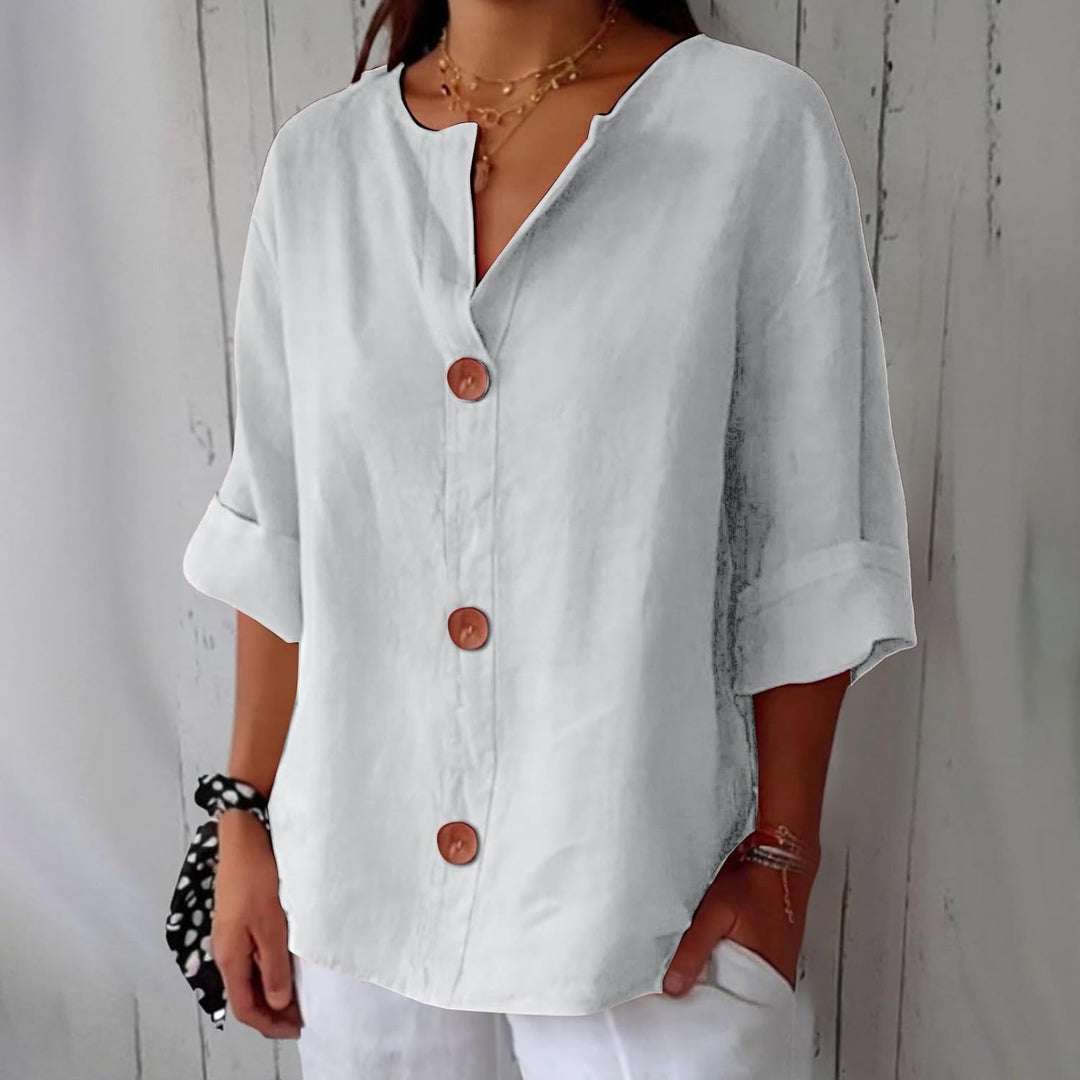 Irelie Relaxed Timeless Blouse — Effortless Everyday Chic