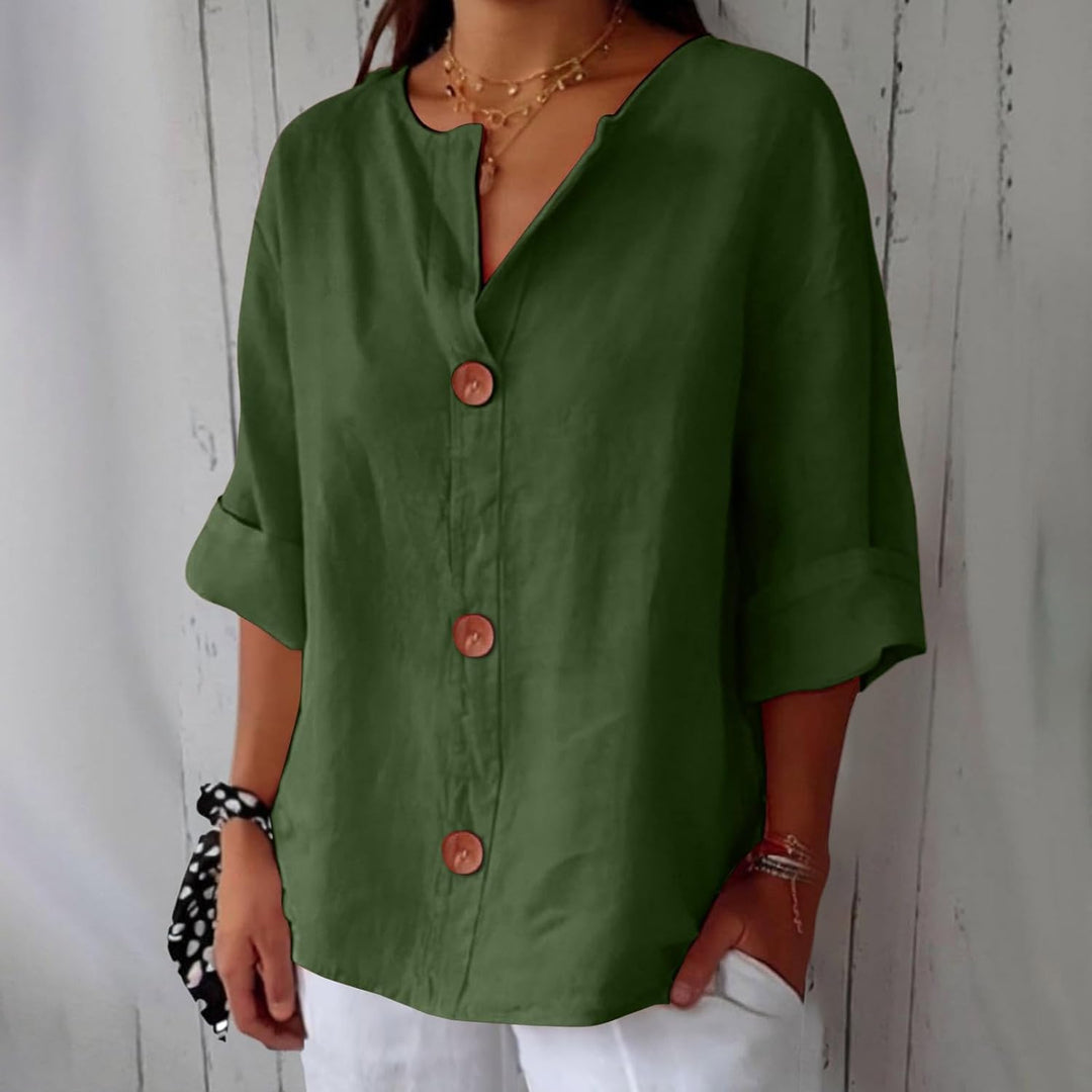 Irelie Relaxed Timeless Blouse — Effortless Everyday Chic