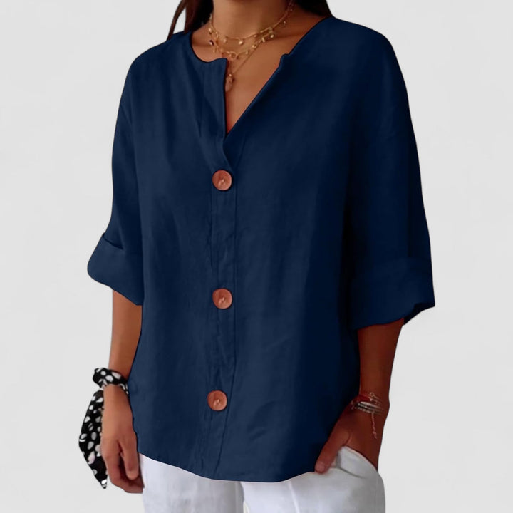 Irelie Relaxed Timeless Blouse — Effortless Everyday Chic