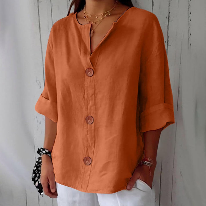 Irelie Relaxed Timeless Blouse — Effortless Everyday Chic