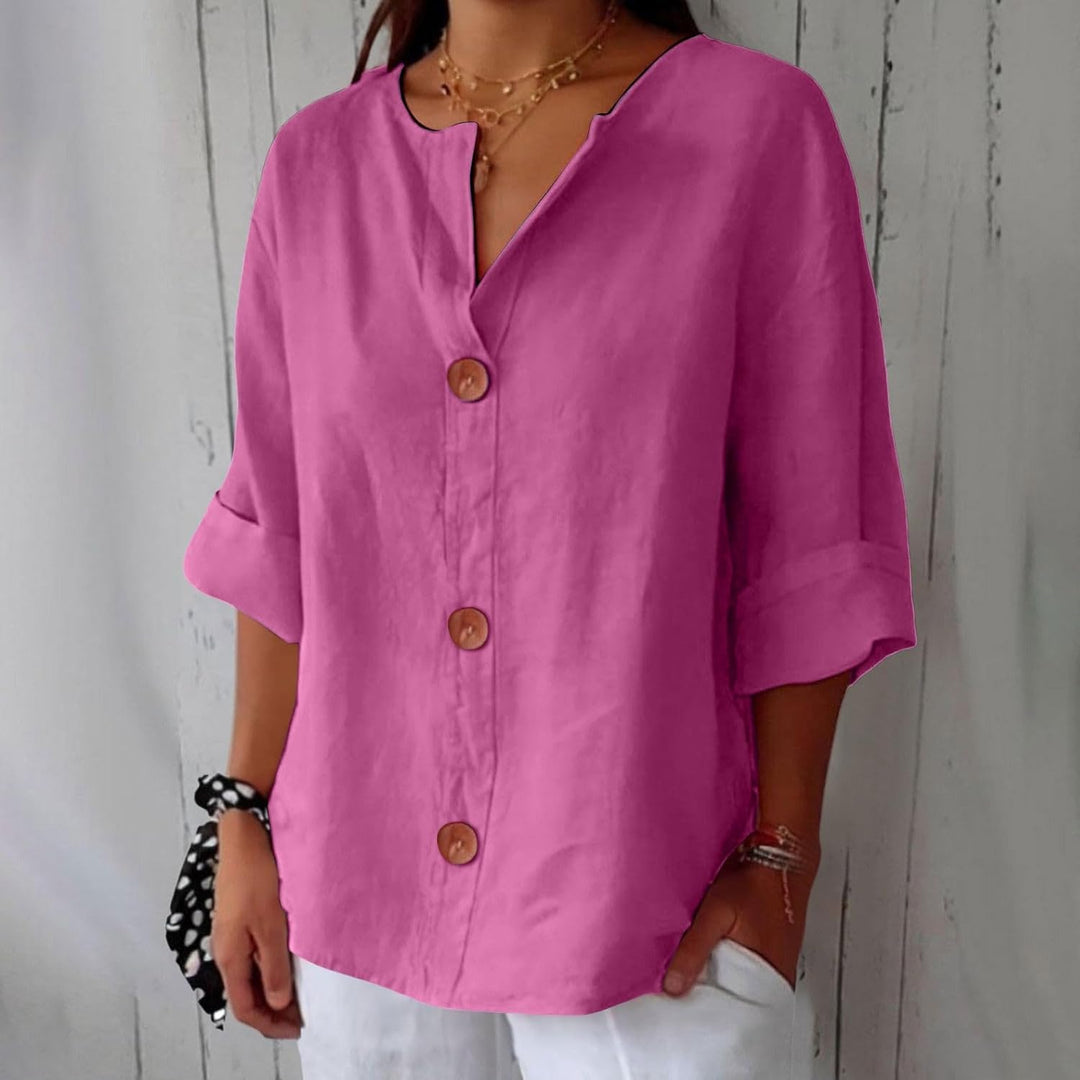 Irelie Relaxed Timeless Blouse — Effortless Everyday Chic