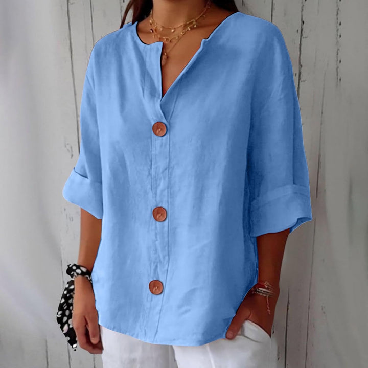 Irelie Relaxed Timeless Blouse — Effortless Everyday Chic