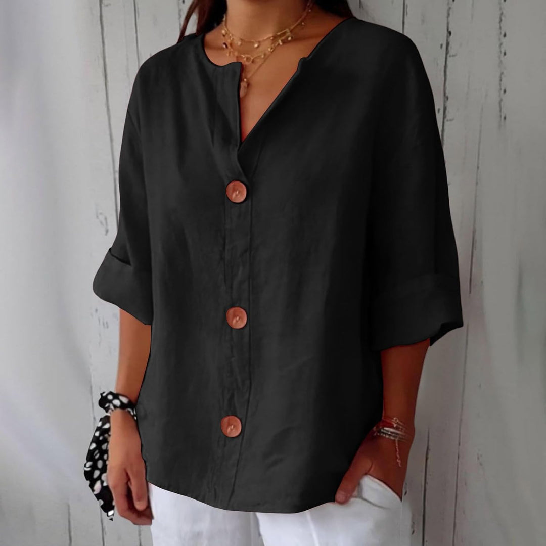 Irelie Relaxed Timeless Blouse — Effortless Everyday Chic