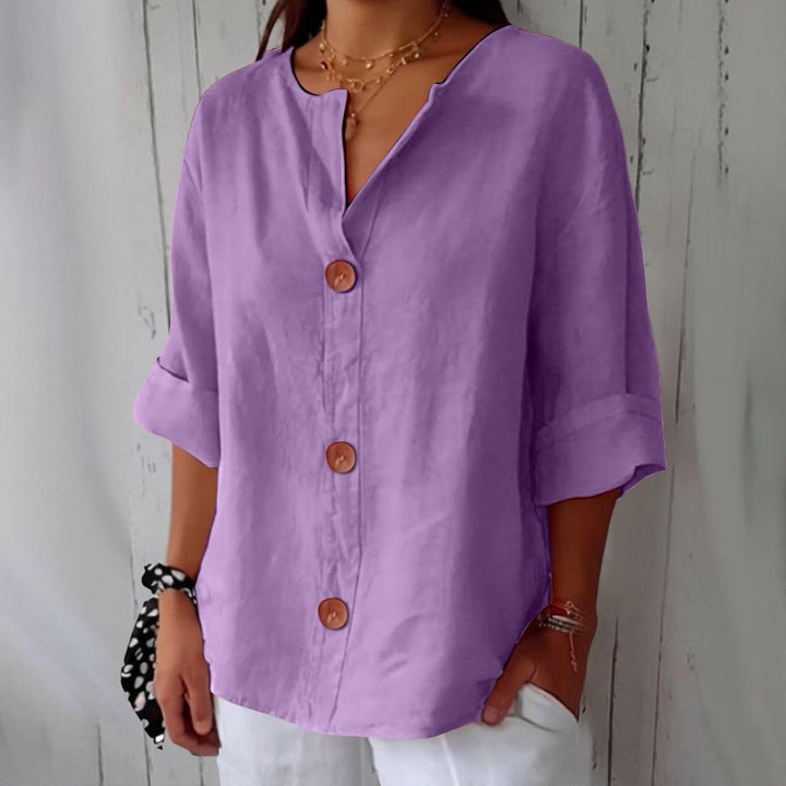 Irelie Relaxed Timeless Blouse — Effortless Everyday Chic