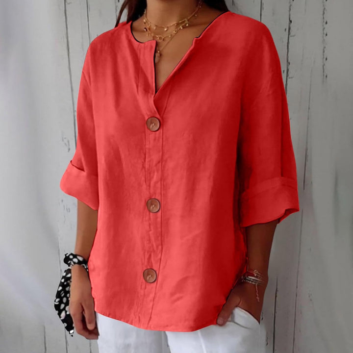 Irelie Relaxed Timeless Blouse — Effortless Everyday Chic