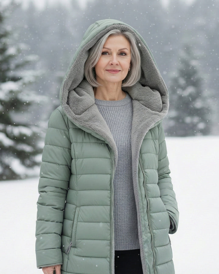 Clear | Fleece-Lined Puffer Coat
