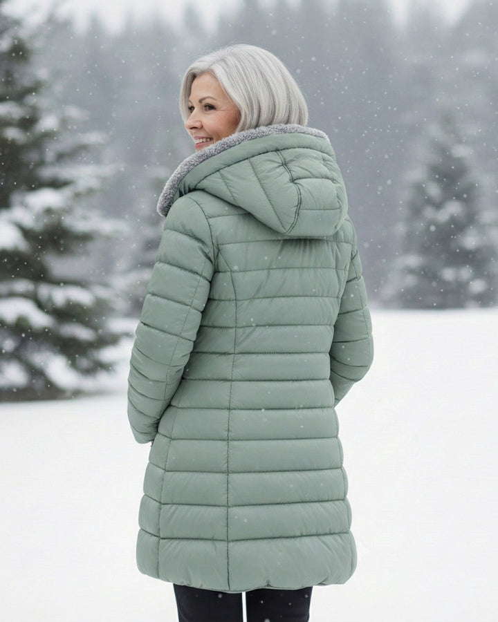 Clear | Fleece-Lined Puffer Coat