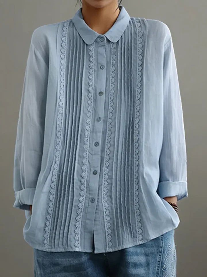Patchessa | Exquisite Patchwork Blouse for Elegant, Timeless Style