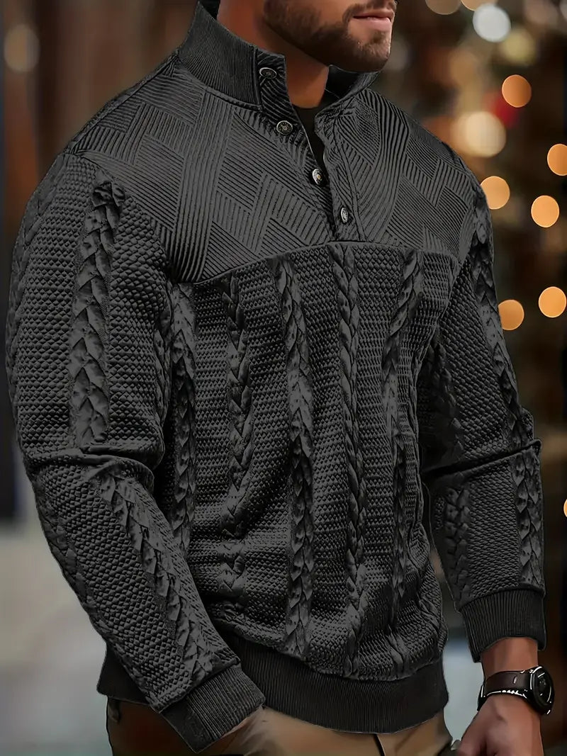 Dawson | Long Sleeve Sweater With Striped