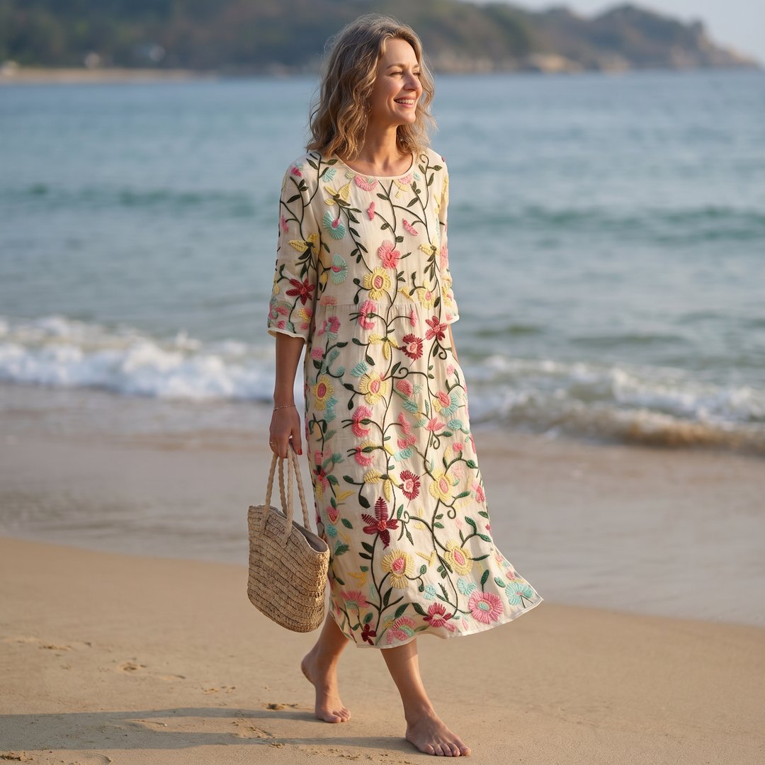 Erica | Elegant Floral Dress