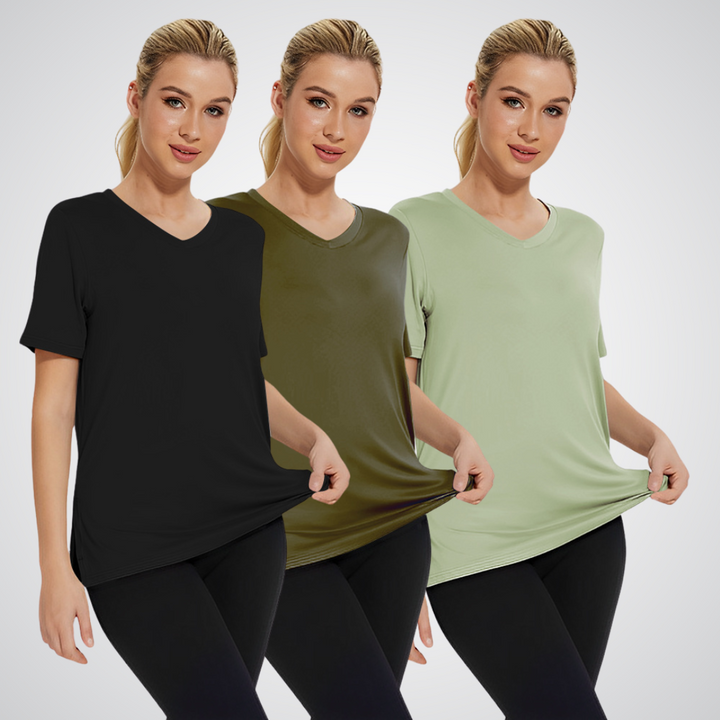 Selvica Casual Loose-Fit Tees 3-Pack