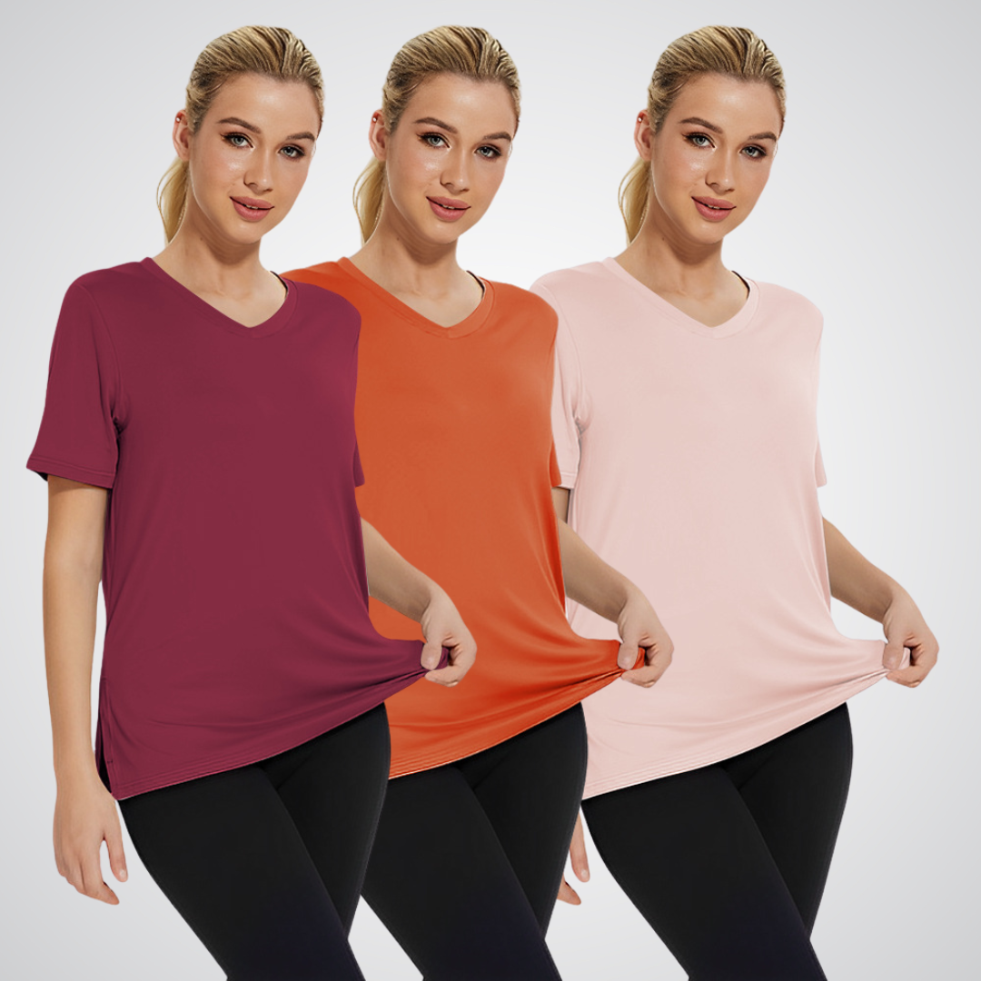 Selvica Casual Loose-Fit Tees 3-Pack