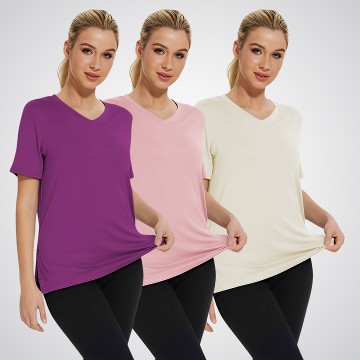 Selvica Casual Loose-Fit Tees 3-Pack