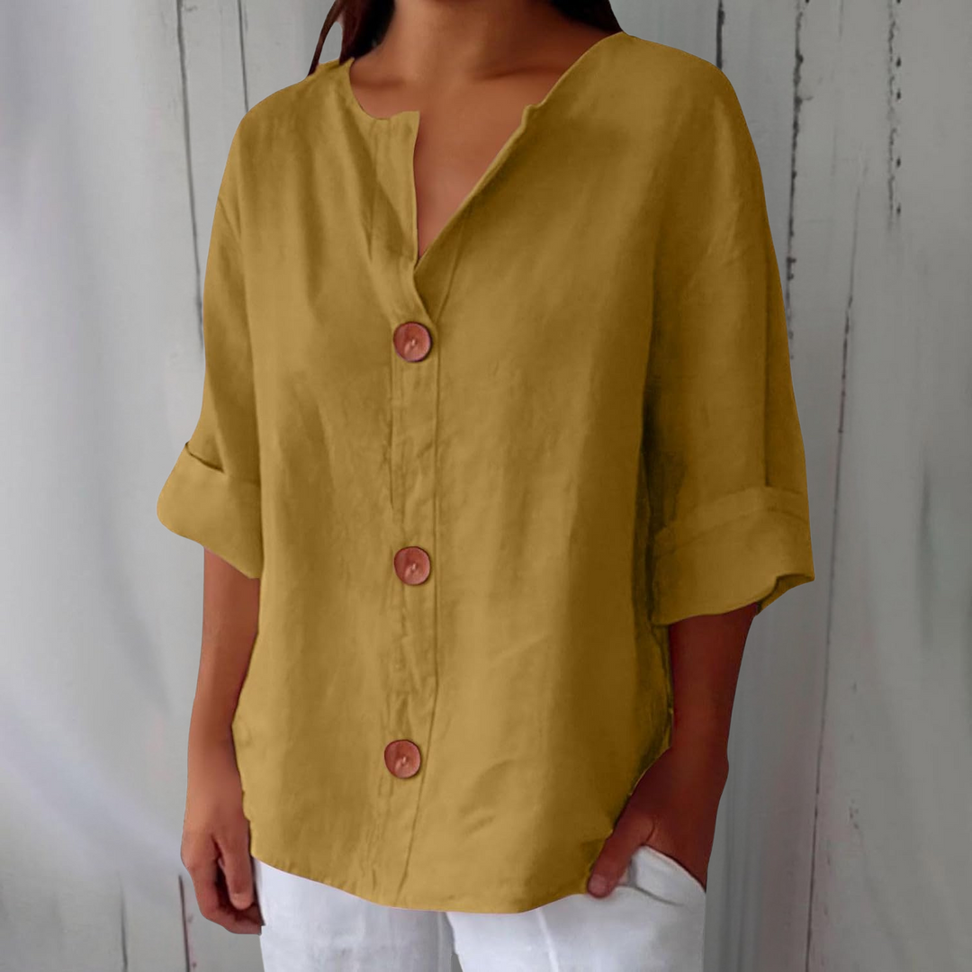 Irelie Relaxed Timeless Blouse — Effortless Everyday Chic