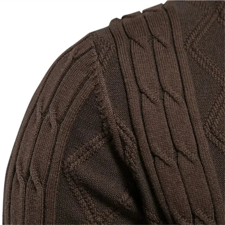 Cedric | Men's Cardigan With Button Placket