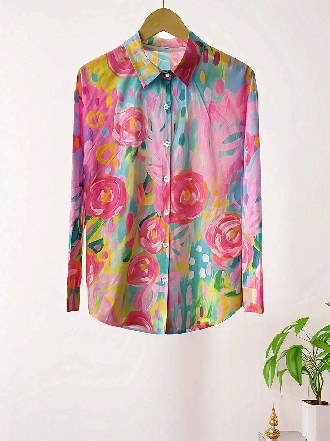 Rivessa Colourful Pattern Blouse — Vibrant Print for Everyday Style