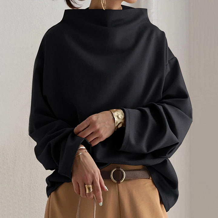 Luneria Plush Soft-Knit Turtleneck Top