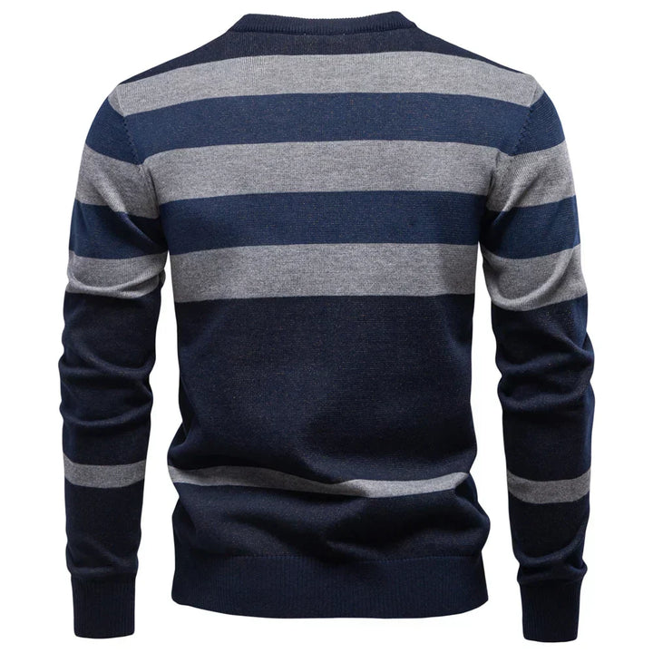 Neville | Men's Knitted Sweater With Diamond Design