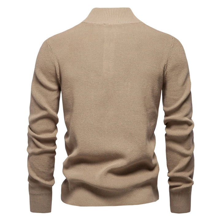Aaron | Men's Sweater With Button Design