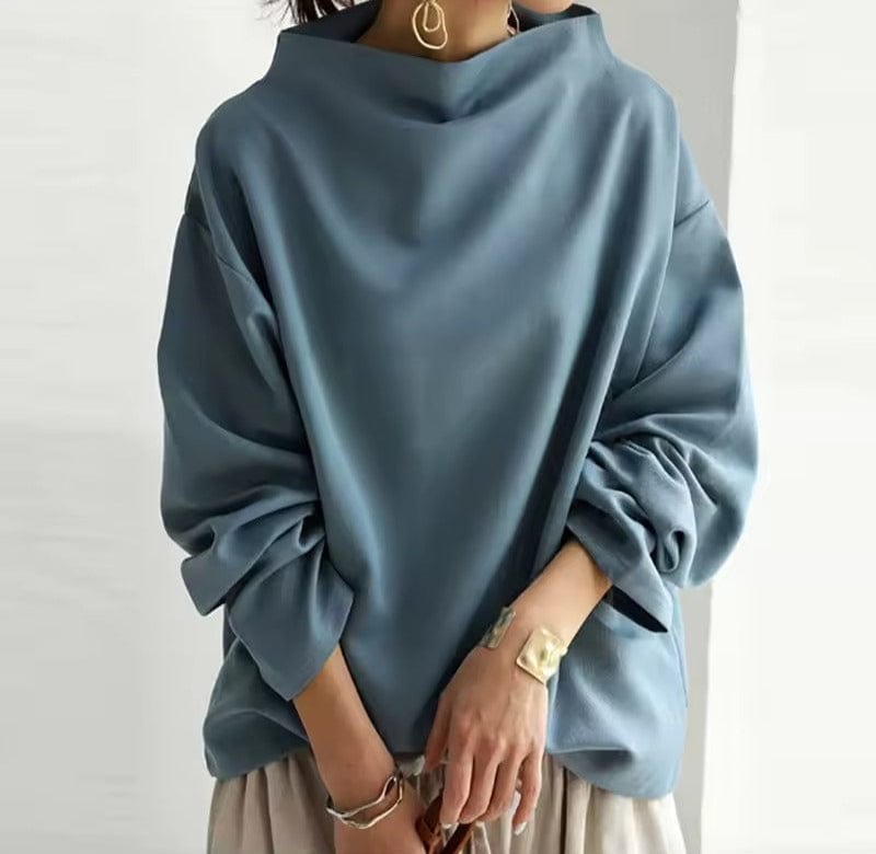 Luneria Plush Soft-Knit Turtleneck Top