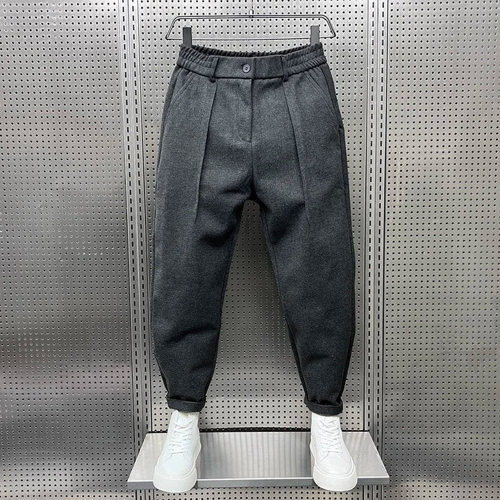 James™ | Elegant Mélange Trousers