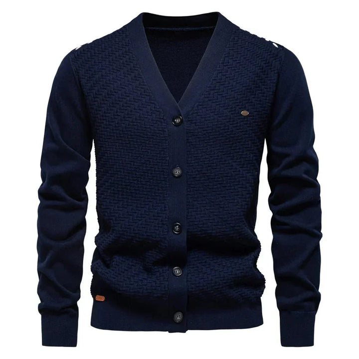 Alistair | Warm Men's Cardigan With V-Neck