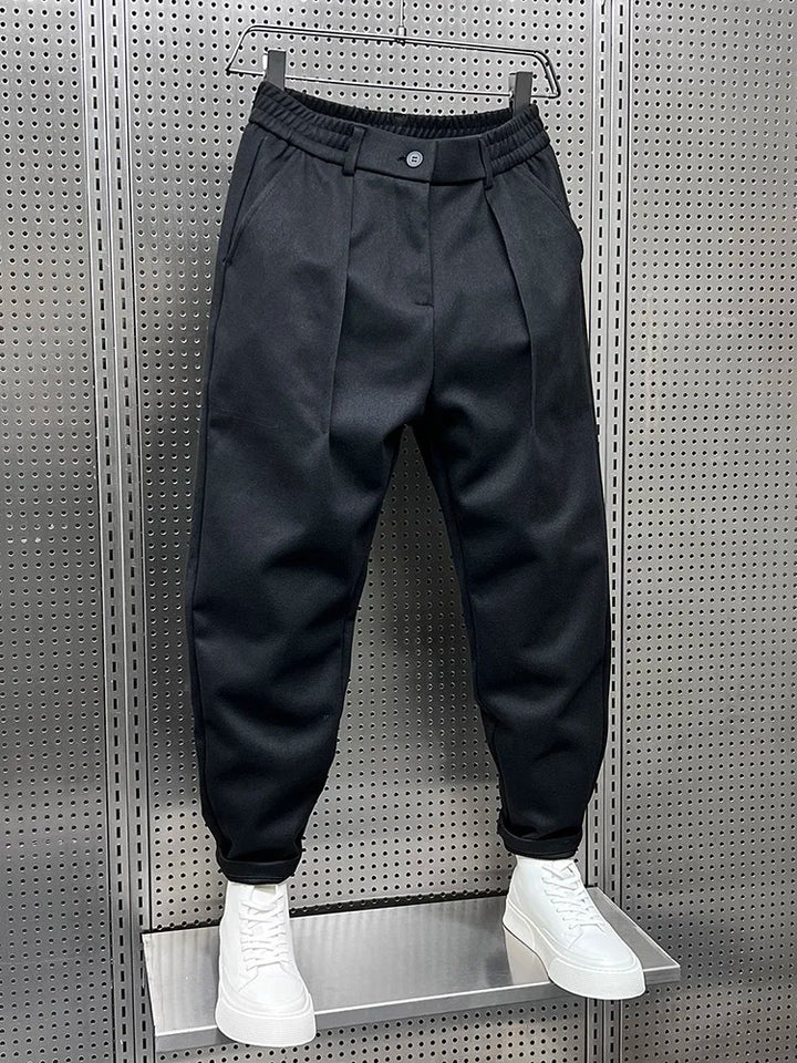 James™ | Elegant Mélange Trousers
