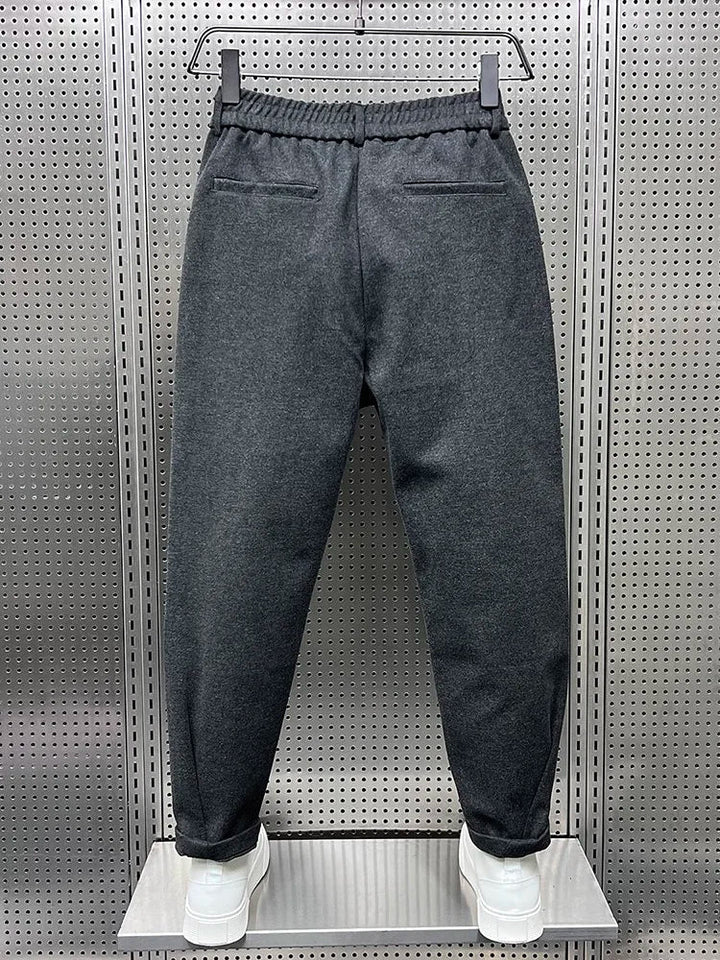 James™ | Elegant Mélange Trousers
