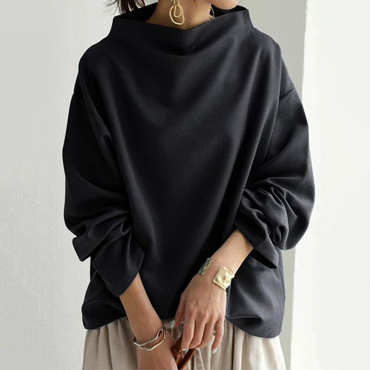 Luneria Plush Soft-Knit Turtleneck Top