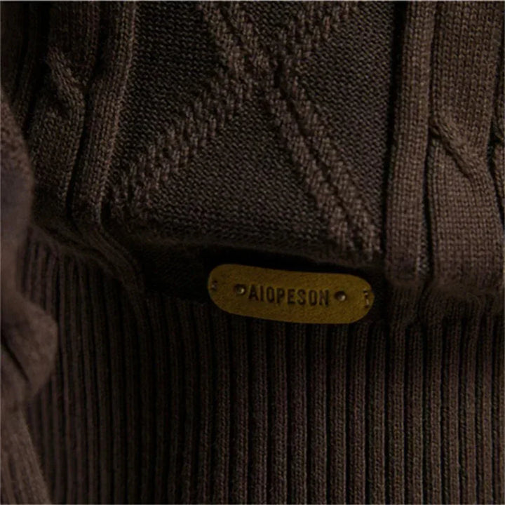 Cedric | Men's Cardigan With Button Placket