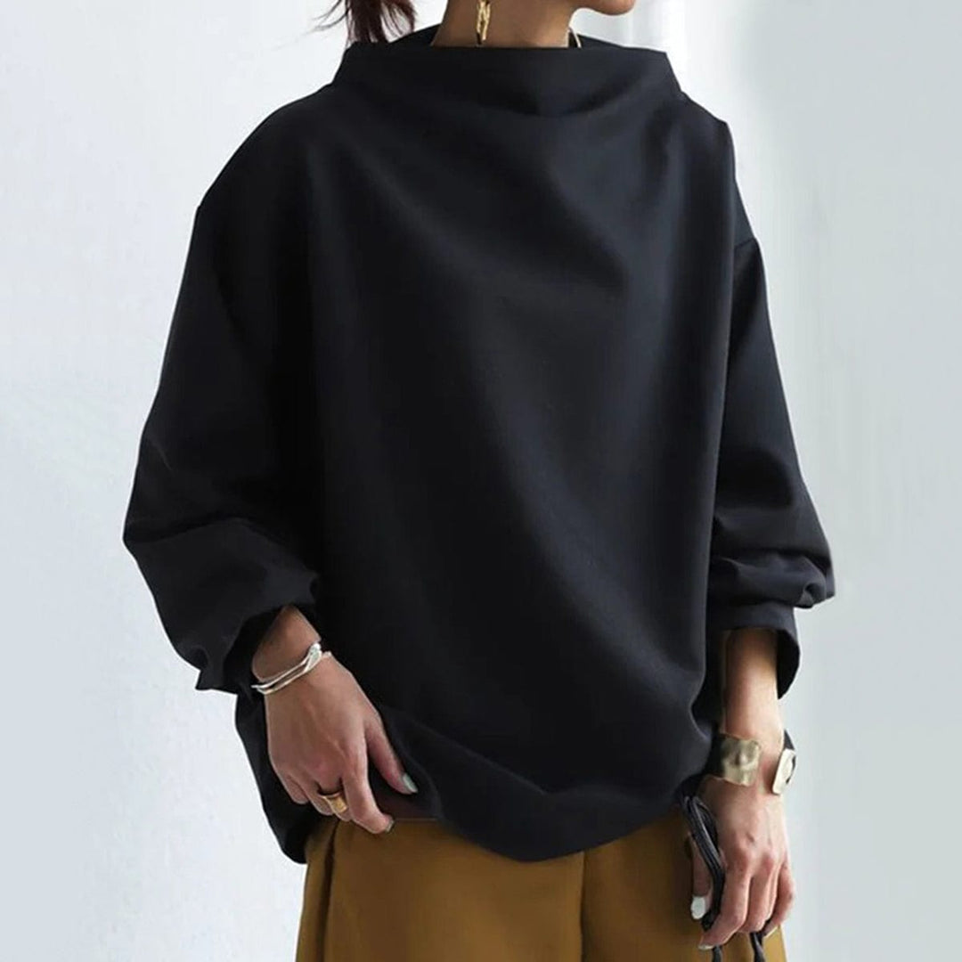 Luneria Plush Soft-Knit Turtleneck Top