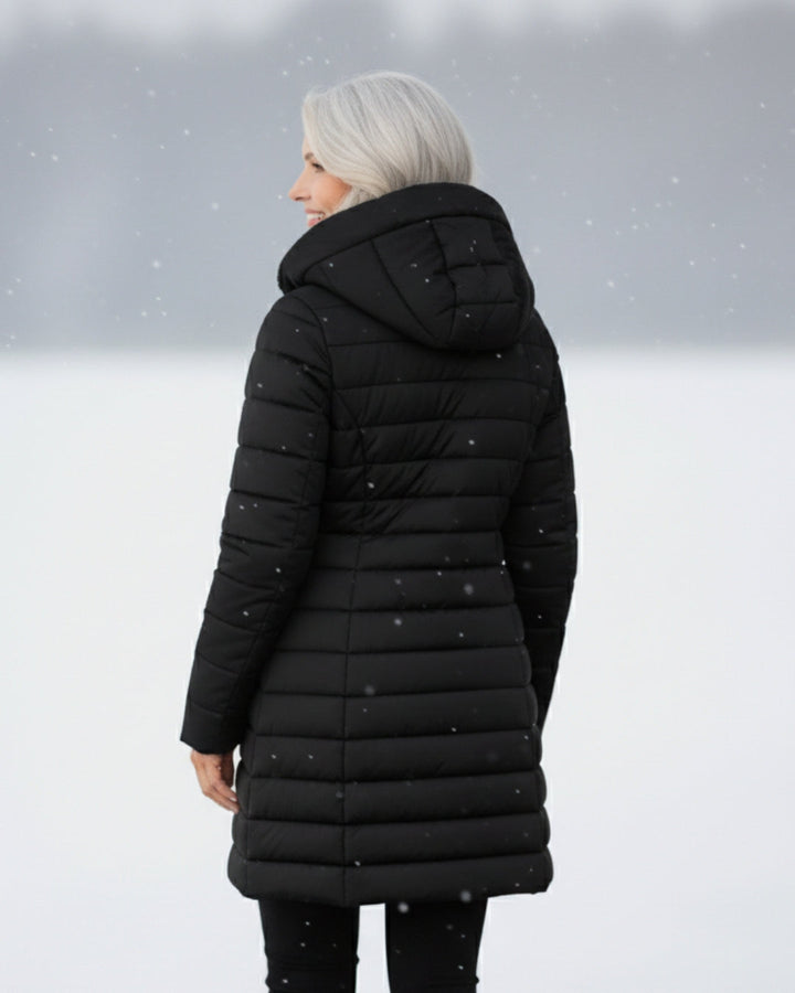 Clear | Fleece-Lined Puffer Coat
