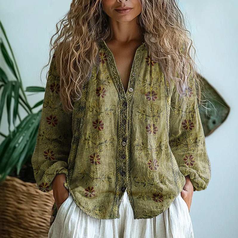 Ferelinne | Chic Printed Blouse for Everyday Style