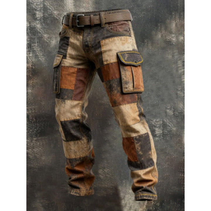 John | Men’s Patchwork Cargo Pants
