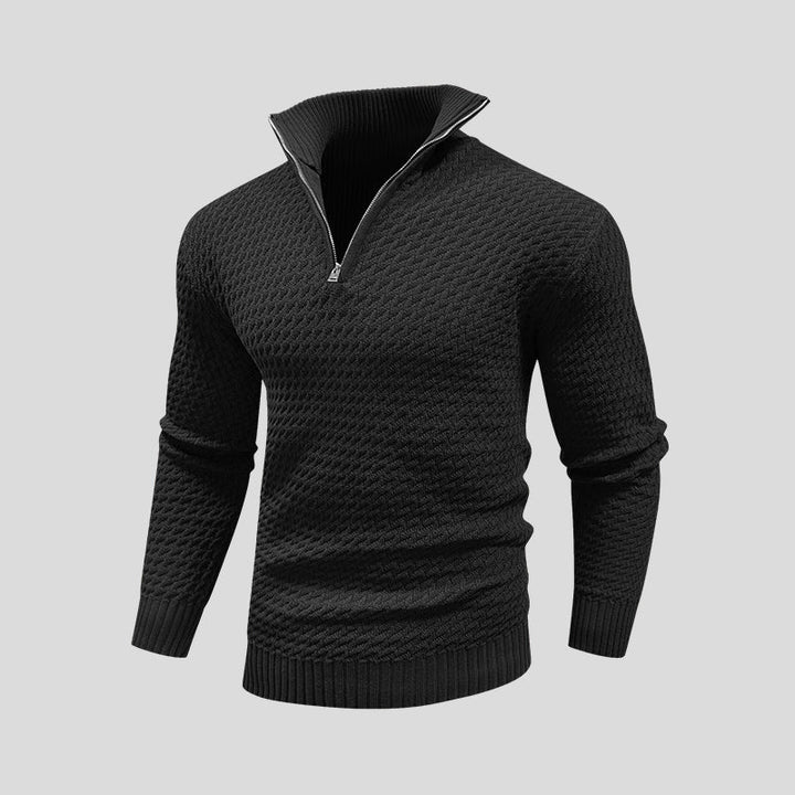 Arlo | Textured Zip-Up Sweater